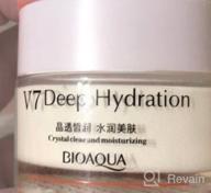 img 1 attached to BioAqua V7 Deep Hydration Deep Moisturizing Facial Cream with Toning Effect, 50 ml, 50 g review by Ada Szewczyk ᠌