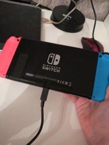 img 4 attached to 💙 Официально лицензированный защитный экран от Hori для Nintendo Switch, блокирующий синий свет - защита ваших глаз во время игры!