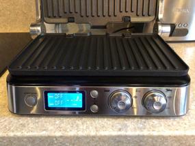 img 6 attached to DeLonghi America Stainless Steel Livenza All Day Contact Grill and BBQ Combo - CGH1020D