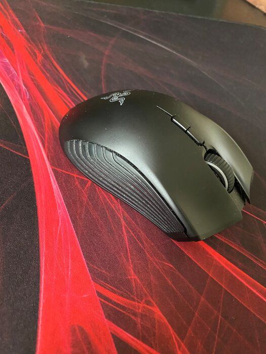 img 1 attached to Razer Mamba Wireless Gaming Mouse: High Precision 16,000 DPI Optical Sensor - Customizable Chroma RGB Lighting - Programmable Buttons - Mechanical Switches - Long-lasting Battery Life up to 50 Hours review by Afi Hayden ᠌