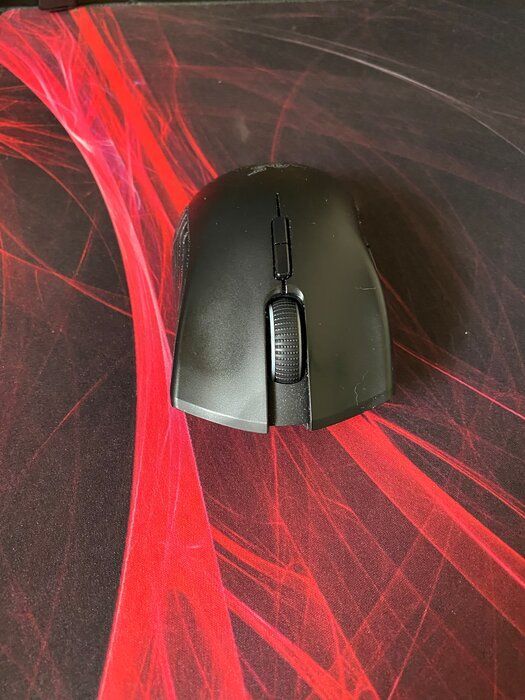 img 2 attached to Razer Mamba Wireless Gaming Mouse: High Precision 16,000 DPI Optical Sensor - Customizable Chroma RGB Lighting - Programmable Buttons - Mechanical Switches - Long-lasting Battery Life up to 50 Hours review by Afi Hayden ᠌