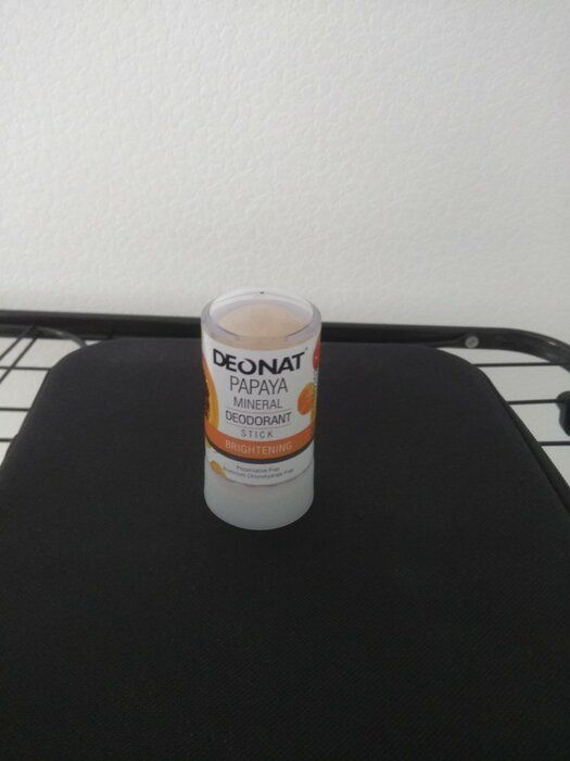 img 1 attached to 🥭 Deonat Natural Mineral Deodorant Stick 60g (Papaya) - Longlasting Odor Protection with Refreshing Papaya Scent review by Edyta Danilczuk ᠌