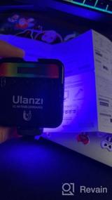 img 5 attached to ULANZI VL49 RGB LED Light: Compact Rechargeable Camera/Camcorder Light with 2500k-9000k Color Range for Youtuber Livestreaming - Magnet Design, Pocket Size 2000mAh, RGB Color