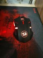 img 1 attached to 🖱️ Redragon Wireless Gaming Mouse and Mouse Pad Combo, Ergonomic MMO Mouse with 6 Buttons, 2400 DPI, Red LED Backlit &amp; Large Mouse Pad for Windows PC Gamer (Black Wireless Mouse &amp; Mousepad Set) review by Ha Joon ᠌