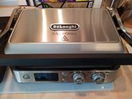 img 1 attached to DeLonghi America Stainless Steel Livenza All Day Contact Grill and BBQ Combo - CGH1020D review by Ada Borkowska ᠌