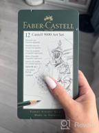 img 1 attached to Faber-Castell Castell 9000 black lead pencil set 12 pcs, 119065 green review by Dorota Koman Szmigie ᠌