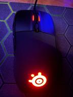img 1 attached to 🖱️ SteelSeries Rival 710 Gaming Mouse - High Precision TrueMove3 Optical Sensor - Vibrant OLED Display - Tactile Alerts - Customizable RGB Lighting (Renewed) review by Ada Rola ᠌