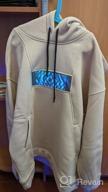 img 1 attached to Cyberpix / Smart luminous sweatshirt Cyber ​​hoodie black 42 size, hoodie with LED screen, the best gift review by Danuta Podhajska ᠌