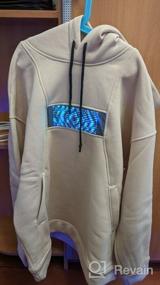 img 6 attached to Cyberpix / Smart luminous sweatshirt Cyber ​​hoodie black 42 size, hoodie with LED screen, the best gift