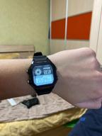img 2 attached to Casio Men's AE1200WHB-1BV Black Resin Watch with Long-Lasting Ten-Year Battery review by Aashiva Pal ᠌