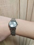 img 1 attached to Casio Women's LTPV002L-7B: Trendy Black Leather Quartz Watch for Women review by Ada Socha ᠌