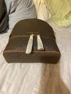 img 3 attached to Stylish MICHAEL Kors Abbey Fashion Backpack in Brown/Acorn review by Wiktor Kowalczyk ᠌