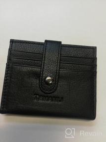 img 7 attached to Men's Wallet, Purse, Genuine Leather Mini Wallet, Gift for Man, Gift for Husband