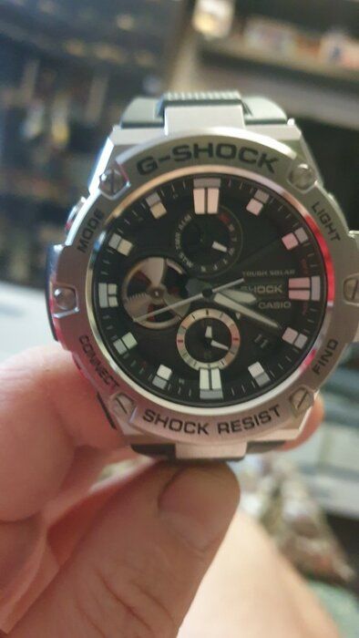 img 1 attached to Casio G-Shock G-Steel Men's 🕰️ Watch with Black Resin Band GSTB100G-2A review by Stanislaw Gorka ᠌