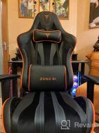 img 2 attached to Gaming chair ZONE 51 Gravity, upholstery: imitation leather/textile, color: black/red review by Czesawa Rosiska ᠌
