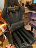 img 1 attached to Gaming chair ZONE 51 Gravity, upholstery: imitation leather/textile, color: black/red review by Czesawa Rosiska ᠌