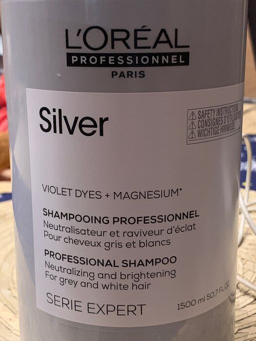 img 2 attached to LOREAL PROFESSIONNEL EXPERT SILVER SHAMPOO - Optimal Hair Care for Silver Tresses review by Chong Nahm Cho ᠌