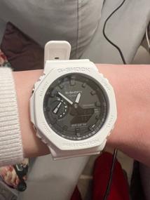 img 5 attached to 🕶️ G-Shock Часы прозрачные/черные GA2100SKE-7A - Единственный размер