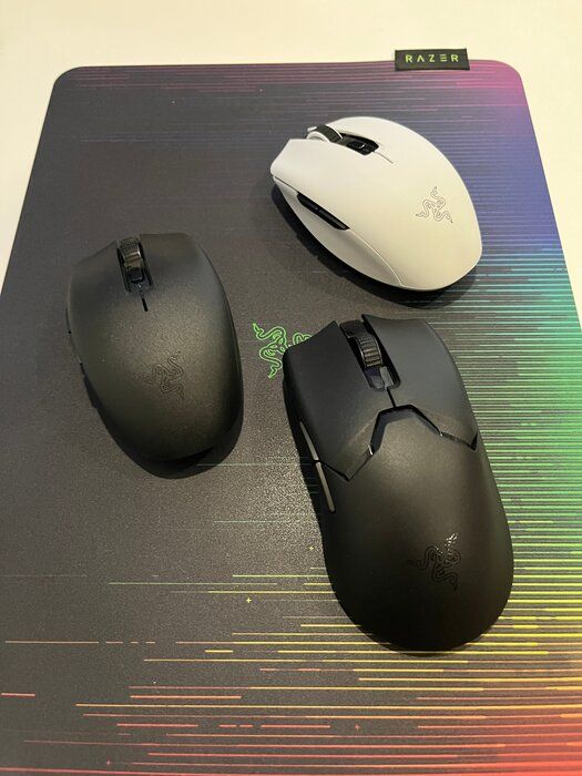 img 2 attached to Razer Orochi V2 Mobile Wireless Gaming Mouse: Ultra Lightweight + 2 Wireless Modes + Long Battery Life + Mechanical Switches + Advanced 18K DPI Sensor - Black (Renewed) review by Chiyo Ogawa ᠌