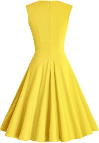 img 3 attached to MUXXN Sweetheart Neckline Sleeveless Vintage Women's Clothing via Dresses