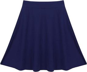 img 2 attached to Freebily Classical Pleated Uniform Bowknot Girls' Clothing : Skirts & Skorts