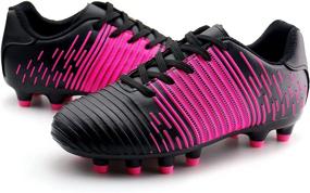 img 1 attached to Starmerx Soccer Cleats Outdoor Football Girls' Shoes via Athletic