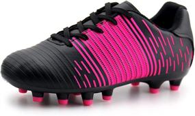 img 4 attached to Starmerx Soccer Cleats Outdoor Football Girls' Shoes via Athletic
