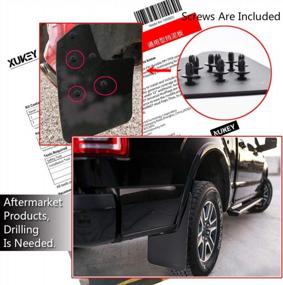 img 2 attached to XUKEY F-Series Mud Flaps - Ultimate Splash Guards For Ford F-150, F-250, F-350, F-450, F-550, F-600, F-650, F-750 And F150, F250 Trucks - High-Quality Mudguards And Fender Flares