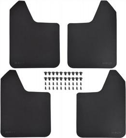 img 4 attached to XUKEY F-Series Mud Flaps - Ultimate Splash Guards For Ford F-150, F-250, F-350, F-450, F-550, F-600, F-650, F-750 And F150, F250 Trucks - High-Quality Mudguards And Fender Flares