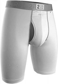 img 4 attached to Experience Comfort And Support With 2UNDR Men'S Power Shift Long Leg Boxer Underwear