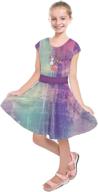 👗 colorful cartoon-inspired birthday dresses for girls: pattycandy gradient collection logo