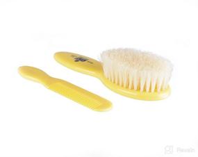 img 3 attached to 🔍 Optimized Search: Kent White Bristle Baby Brush and Comb Set