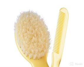 img 1 attached to 🔍 Optimized Search: Kent White Bristle Baby Brush and Comb Set