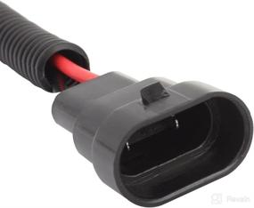 img 1 attached to 🔌 TOMALL 9006 9005 to H11 H8 Wiring Harness - Ideal LED Headlight and Fog Light Connector Adapter!