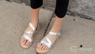 картинка 1 прикреплена к отзыву Princess Summer Sandals For Girls With Adjustable Straps And Open Toes - Festooned Cute Flat Shoes от Joel Gumbiner