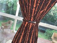 img 1 attached to Stylish Brown Magnetic Curtain Tiebacks - Set Of 2, Decorative Window Drapery Holdbacks For Blackout And Sheer Window Treatments, Durable Weave Tie Back Holders review by Mike Ewing