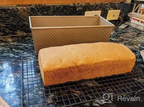 img 6 attached to Commercial Grade Non-Stick Monfish Loaf Pan With Lid For Perfect 2.2Lb Dough Baking
