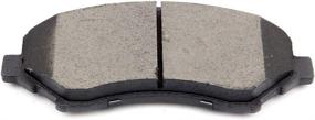 img 2 attached to 🔥 High-Quality Ceramic Brake Pads for Dodge Nitro, Jeep Liberty, Wrangler: 8 pcs Front Rear Set (2007-2018)