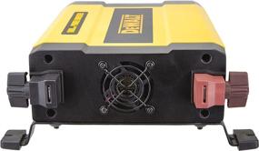 img 3 attached to 🔋 DEWALT DXAEPI1000 1000W Power Inverter: Car Converter with LCD Display, Dual 120V AC Outlets, 3.1A USB Ports, Battery Clamps