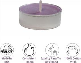 img 3 attached to 30-Pack Of CandleNScent Lavender-Scented Tea Lights Made With Premium Fragrance In The USA