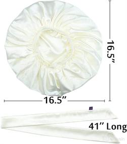 img 2 attached to Alnorm Double Layered Bonnet Oversized Tools & Accessories - Bathing Accessories