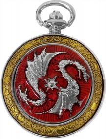 img 4 attached to Celtic Dragon Steampunk Pocket ShoppeWatch