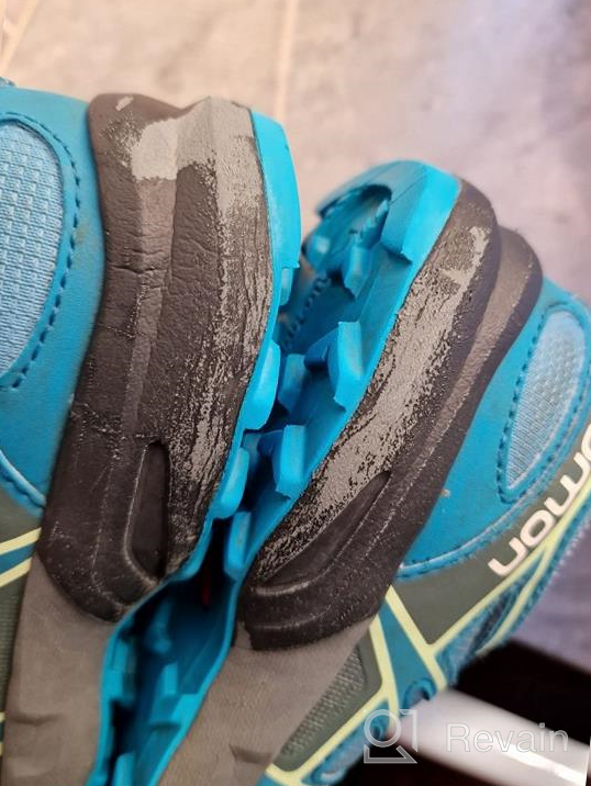 img 1 attached to 👟 Stylish and Supportive: Salomon Speedcross Evening Primrose Running Shoes for Girls review by Nguyen Taylor