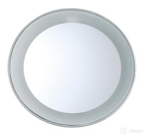 img 3 attached to 🔎 Enhanced Visibility Tweezerman LED 15X Lighted Mirror