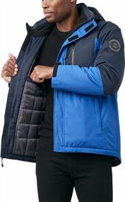 img 1 attached to Water And Wind Resistant Men'S Hooded Jacket With Chest Pocket By HFX