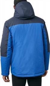 img 2 attached to Water And Wind Resistant Men'S Hooded Jacket With Chest Pocket By HFX