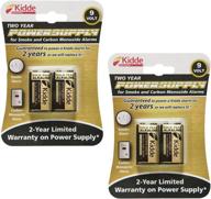 🔋 kidde 21025830 replacement batteries - power source, 2-pack - (4 batteries total) logo