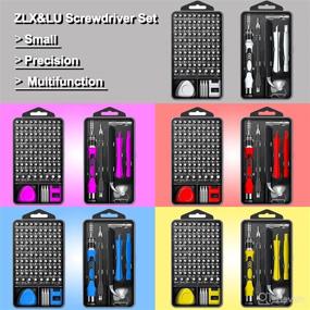 img 3 attached to 🔧 ZLX&LU Precision Screwdriver Set - Small Computer and Laptop Repair Tool Kit with 101 Mini Screwdriver Bits - Ideal for Cleaning and Repairing iPhone, PS4, Electronics, PC Accessories