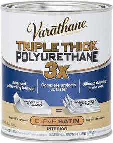 img 1 attached to Varathane 284473 Triple Thick Polyurethane, 32 Fl Oz, Satin