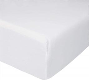 img 2 attached to Queen Size White Microfiber Fitted Bottom Sheet 6-Pack Deep Pocket Sheets